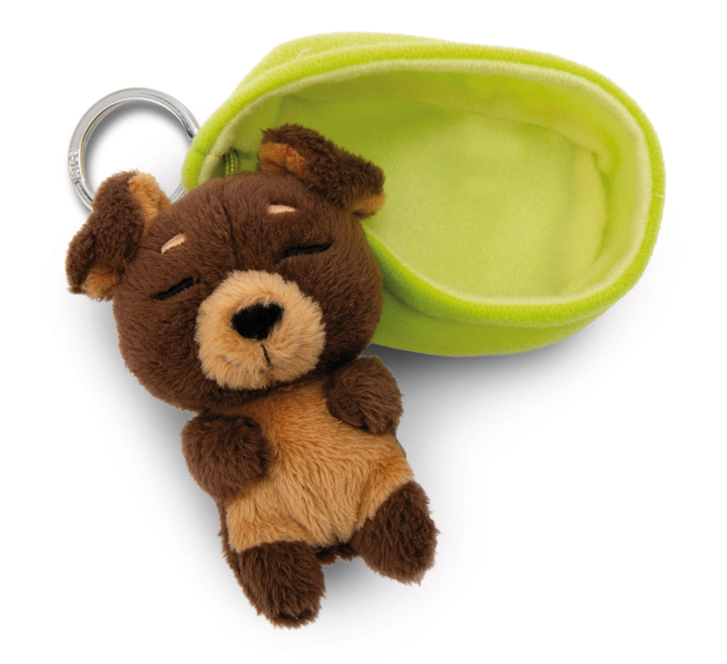 Chien marron foncé 8 cm