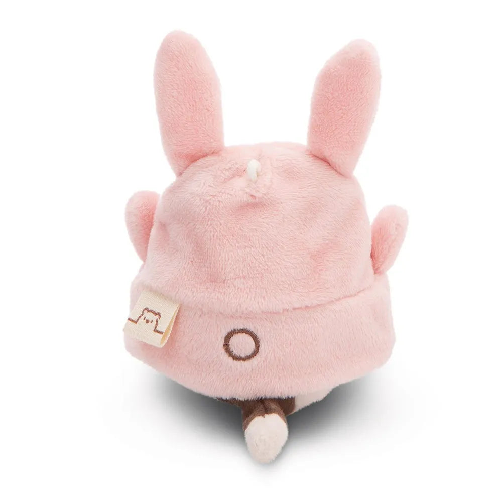 Chat Angy 8 cm avec cactus et costume de lapin