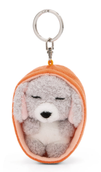 Chien 8 cm Caniche gris