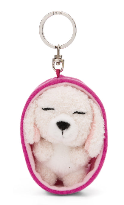 Chien 8 cm Caniche blanc