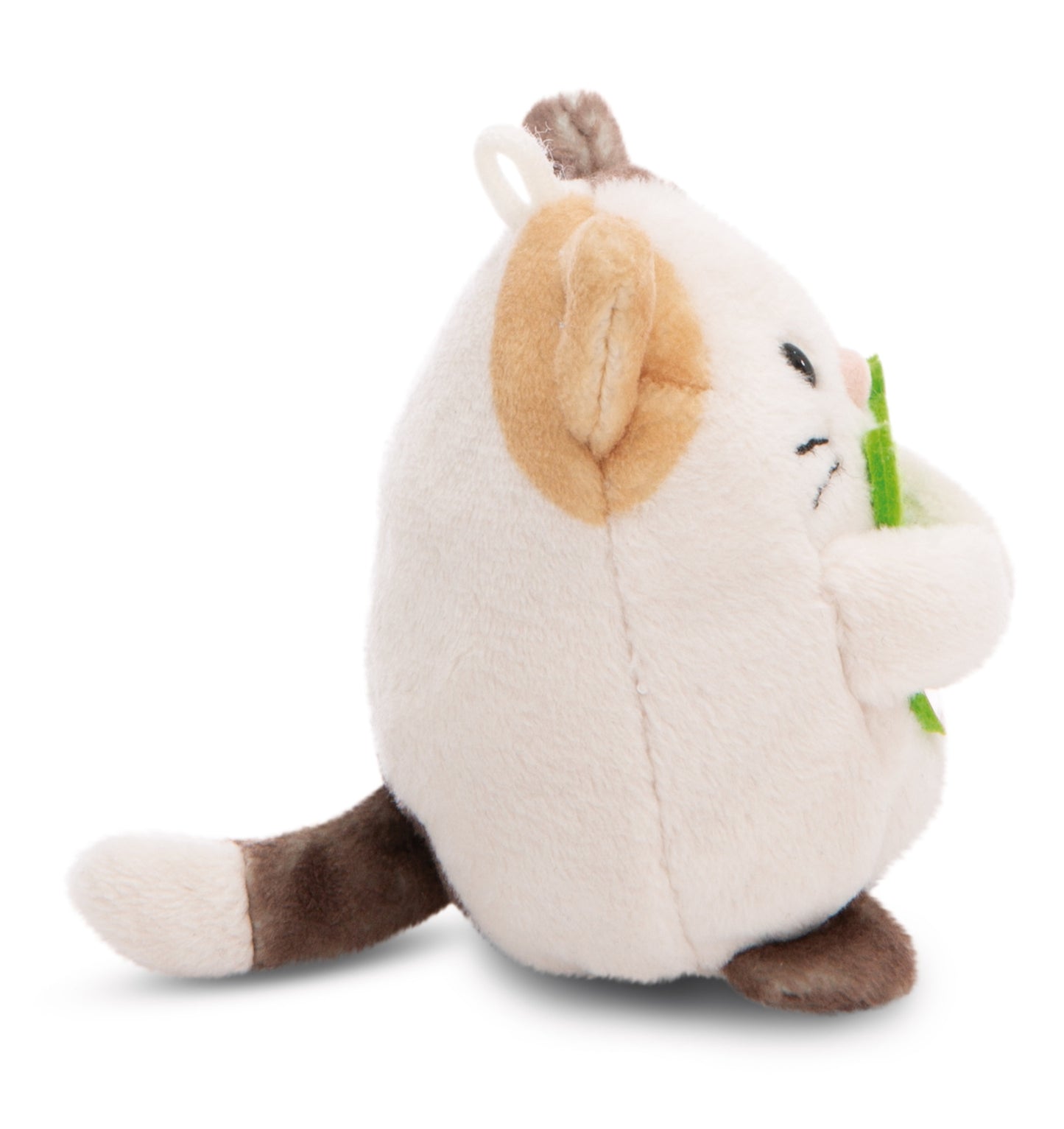 Chat Angy 8 cm avec cactus et costume de lapin