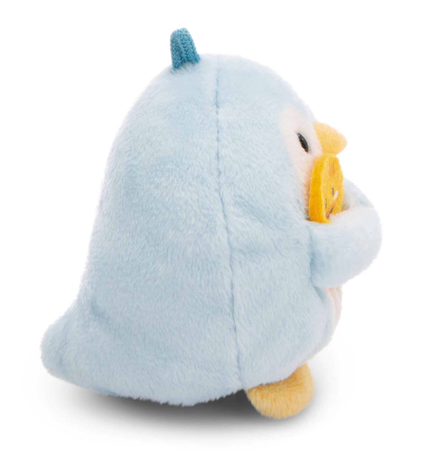 Pingouin Waddle 8 cm avec costume de canard et de chat